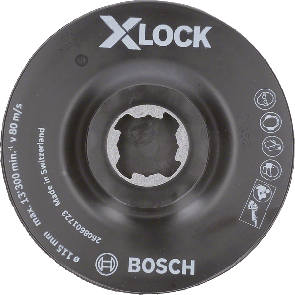 Bosch - X-LOCK - SCM Merkez Delikli Taban 115 mm - Image 1