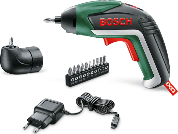 Bosch IXO Akülü Vidalama Makinesi + Köşe Adaptörü - Image 1