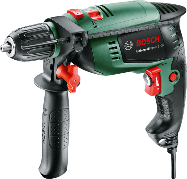 Bosch UniversalImpact 6700 Darbeli Matkap + 5 Parça Set - Image 1