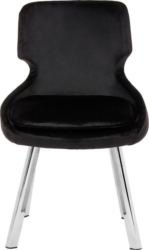 Markaelz Krom Metal Ayaklı Salon / Mutfak Sandalyesi Selekulak ( Babyface )  - Image 1