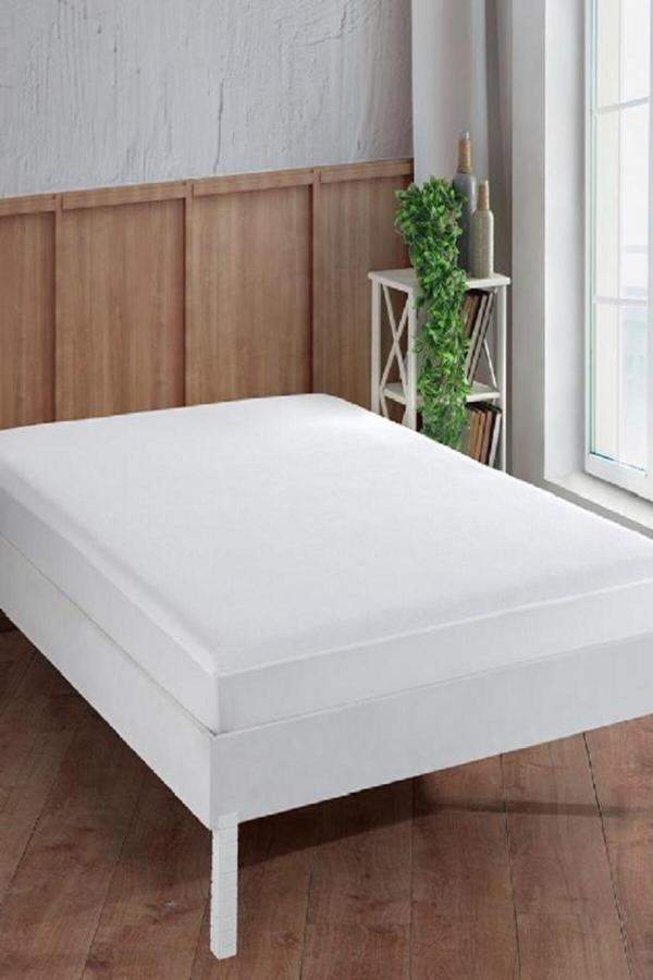 Bebesi Pamuk Fitted Alez 180X200 30 Cm Sıvı Geçirmez Lastikli Battal Boy Xl - Image 1