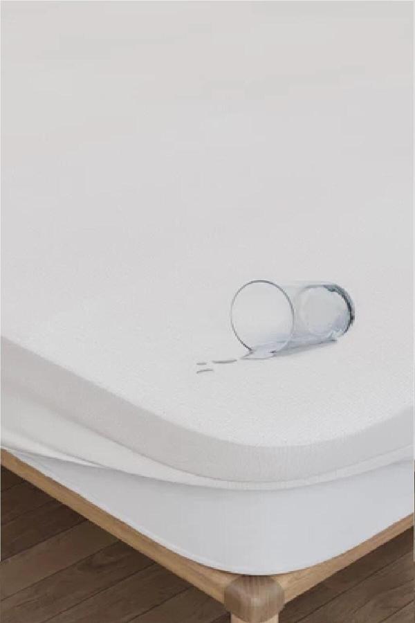 Mycey Fitted Alez 70 X 120 Cm Bebe Pamuk Kumaş Sıvı Geçirmez Yatak Koruyucu - Image 1