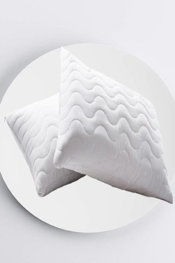 Evony 2 Adet 35X45 Cm Bebe Kapitoneli Yastık Kılıfı Fermuarlı - Image 1