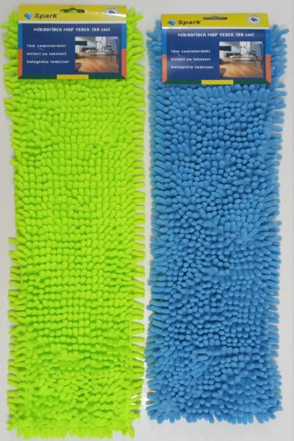 Spark 2 Adet Spark Makarna Mop Ucu Mikrofiber Paspas Yedeği 60 Cm - Image 1