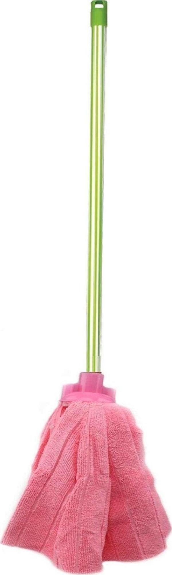 Wikro Mop Havlu Paspas Mop Yedek Ucu Ve Plastik Kaplama Saplı - Image 1