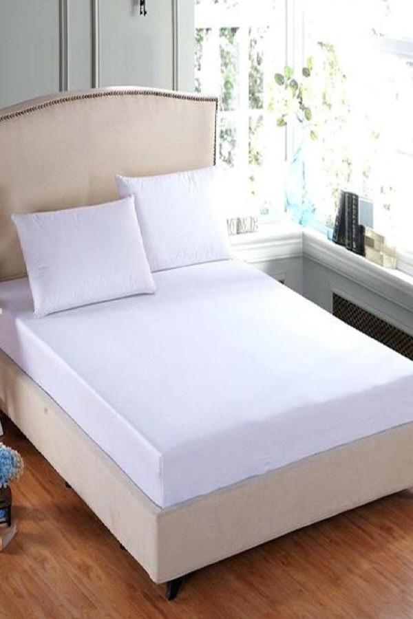 Altın Karma Çift Kişilik Penye Lastikli Çarşaf 150X200 Cm 2 Adet Yastık Kılıflı - Image 1
