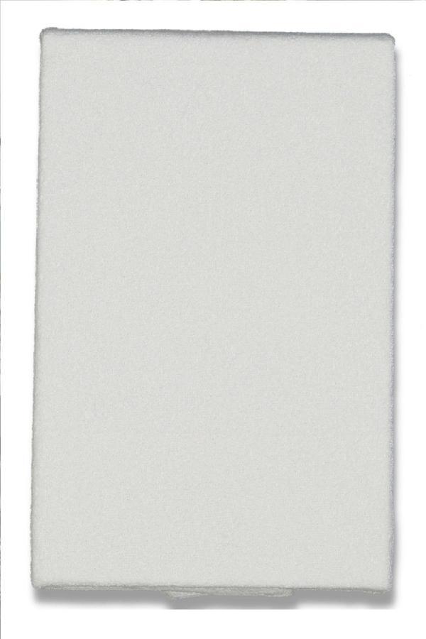 Mycey Lastikli Streç Battal Boy Beyaz Havlu Çarşaf 180X200 Cm - Image 1
