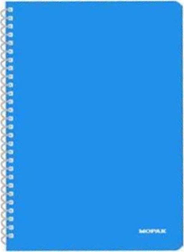 Mopak Neon Serisi Spiralli Defter Pp Kapak A4 60 Yaprak Kareli - Image 1