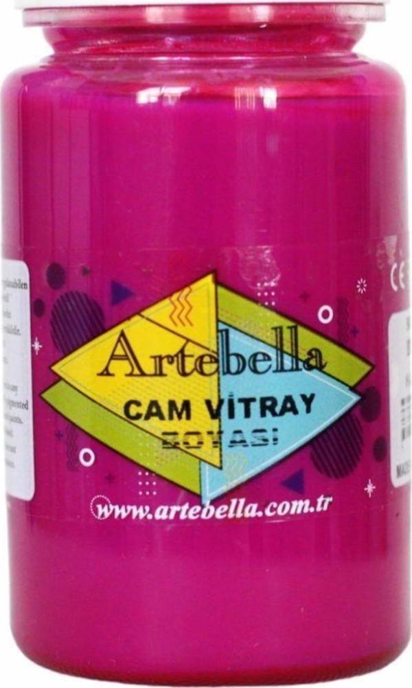 Artebella Cam Vitray Boyası 8812 Fuşya 90 ml - Image 1