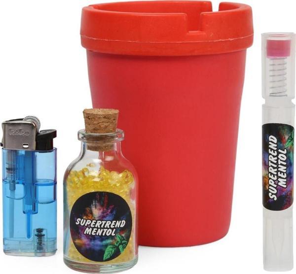 Mentol Topu Limon 500 Adet 1 Aplikatör  Çakmak Küllük - Image 1