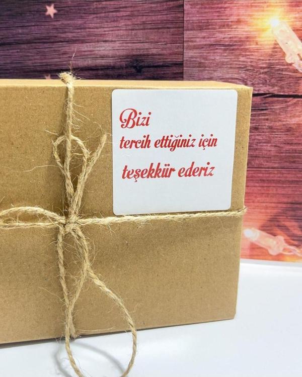 Butiksosyetik 6 x 6 cm Yapışkanlı Etiket 100 Adet - Image 1