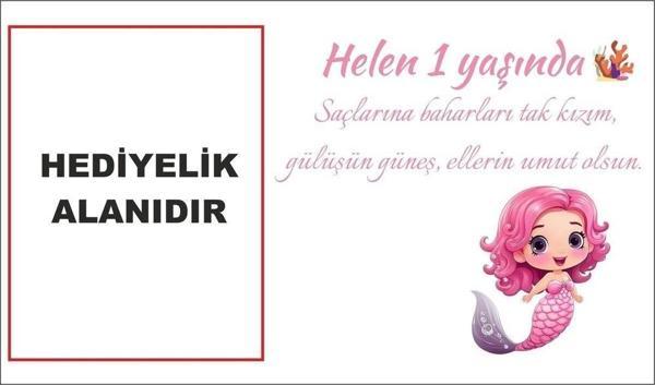 Butiksosyetik Doğum Günü Kartı 10 x 17 cm Kişiye Özel 50 Adet - Image 1