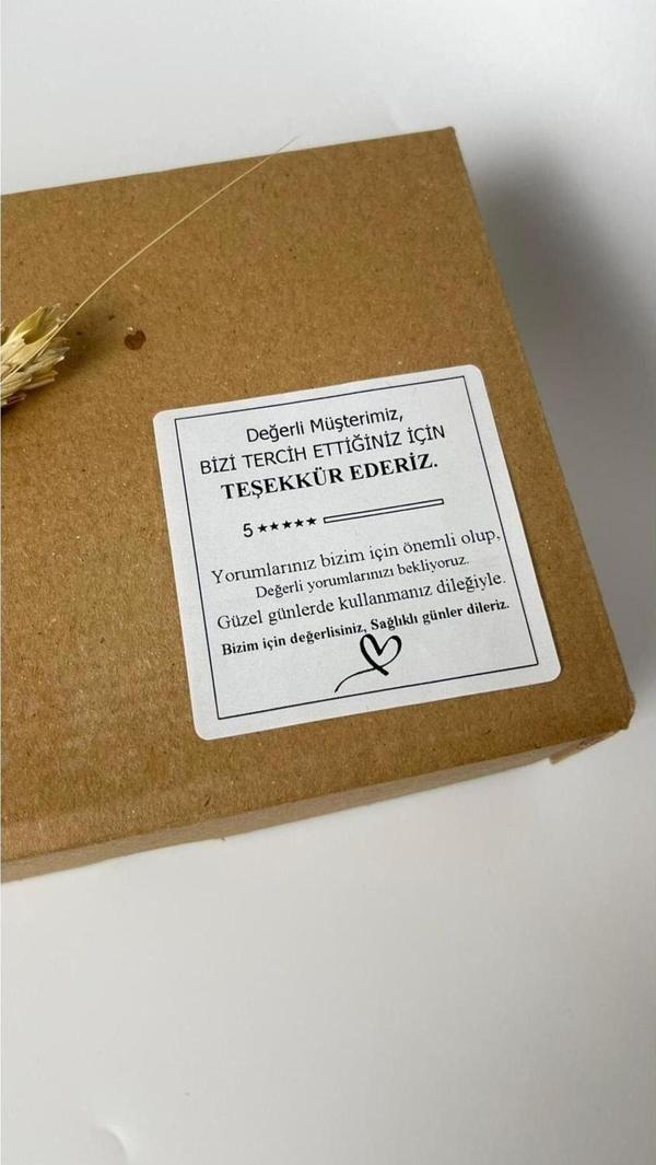 Butiksosyetik Eticaret Kutu Etiketi 6 x 6 cm 100 Adet - Image 1