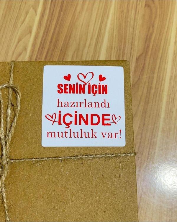 Butiksosyetik Eticaret Yapışkanlı Etiket 6 x 6 cm 1000 Adet - Image 1