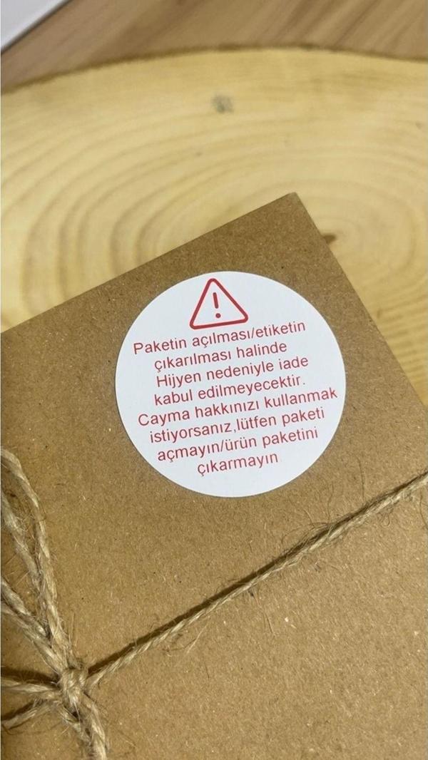 Butiksosyetik Hijyen Etiketi 5 x 5 cm 100 Adet - Image 1