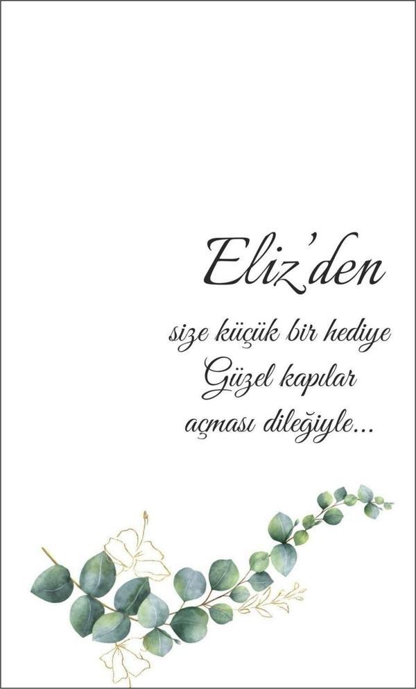 Butiksosyetik Kişiye Özel Hediye Kartı 9 x 15 cm 50 Adet - Image 1