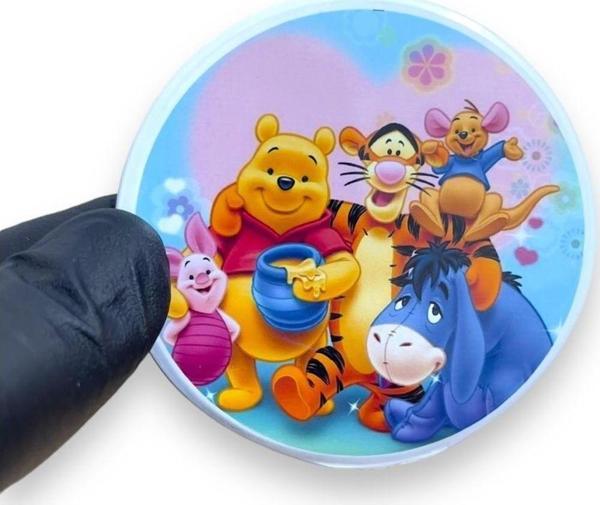 Butiksosyetik Winnie The Pooh Buton Rozet 58 mm Filtekeli 5 Adet - Image 1