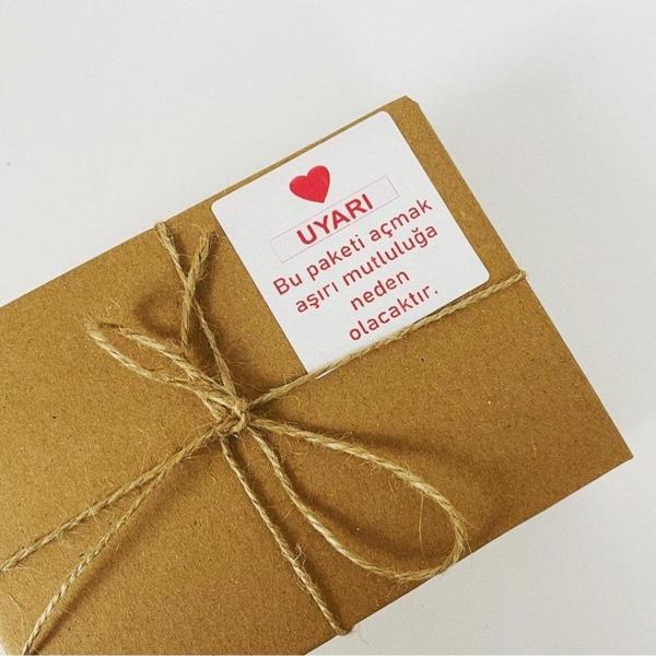 Butiksosyetik Yapışkanlı Sticker Etiket 6 x 6 cm 100 Adet - Image 1