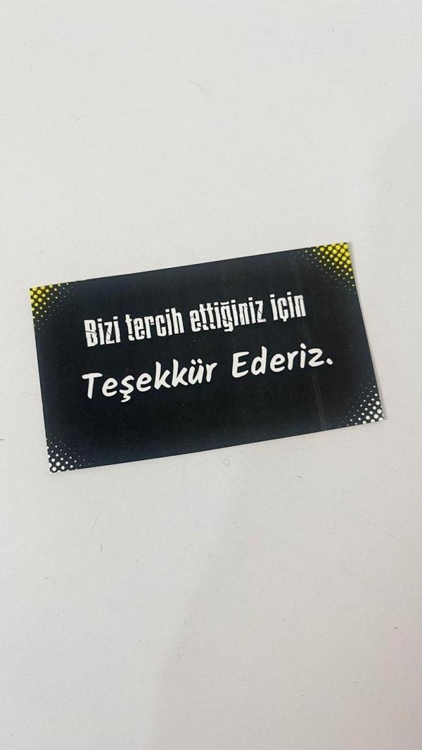 Butiksosyetik Teşekkür Kartı 5 x 8 cm 50 Adet - Image 1