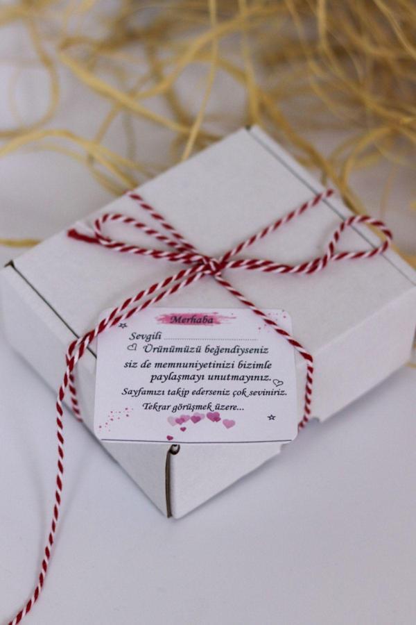 Butiksosyetik Teşekkür Kartı Sayfamızı Takip Ediniz 5 x 7 cm 50 Adet - Image 1