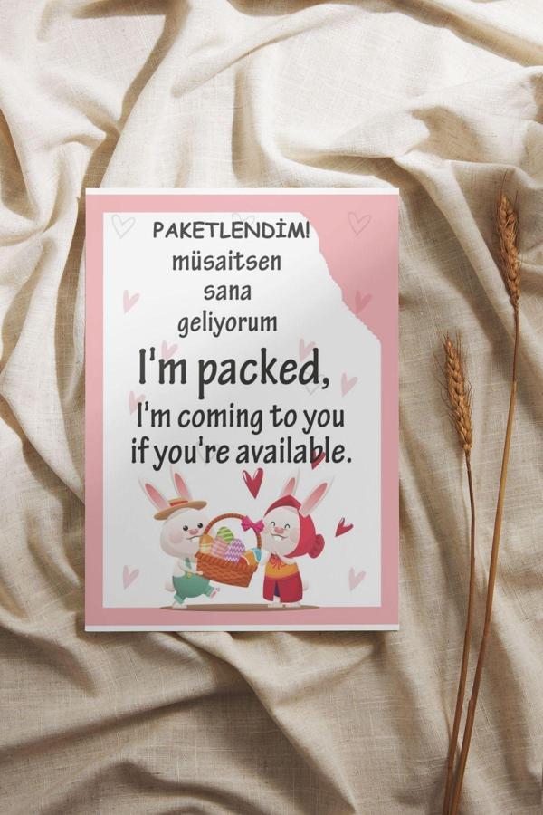 Butiksosyetik Teşekkür Kartı Türkçe Ve İngilizce Yazılı 5 x 8 cm 500 Adet - Image 1