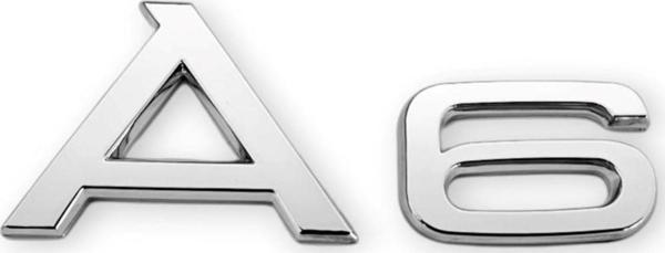 Audi A6 2019-2024 Arka Bagaj Kapağı A6 Yazısı 4F0853741 - Image 1