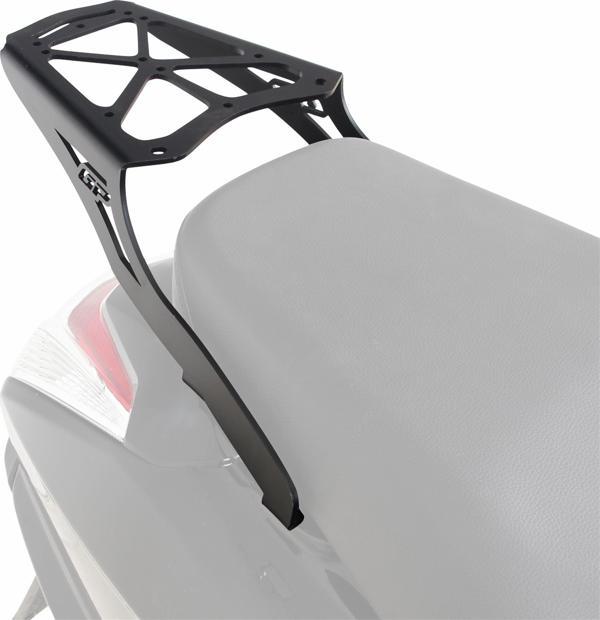 GP Kompozit Honda Activa 2023-2024 Uyumlu Arka Çanta Demiri Siyah - Image 1