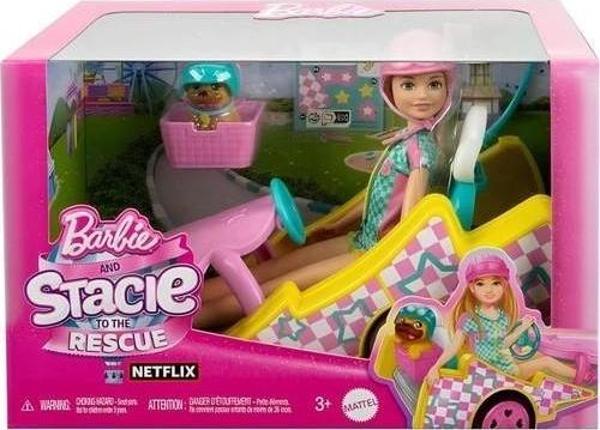 Barbie Stacie Go Kart Yapıyor Oyun Seti HRM08 - Image 1