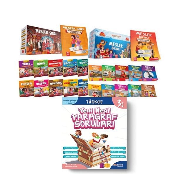  3 ve 4. Sınıflar İçin Meslek Sırrı Hikaye+Meslek Bilinci Hikaye Serisi Ve Yeni Nesil Paragraf - Model Eğitim Yayınları - Image 1