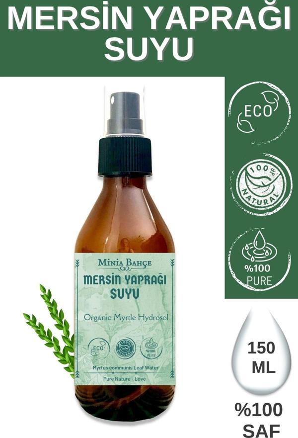 Organik Mersin Yaprağı Suyu -%100 Doğal Hidrosol, 150ml - Image 1