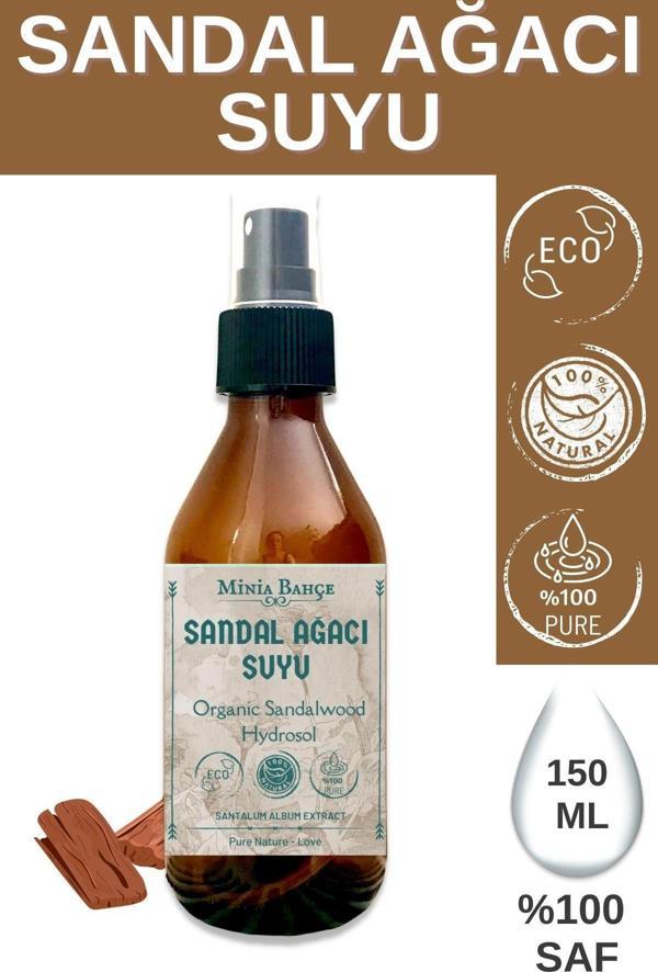 Organik Sandal Ağacı Suyu -%100 Doğal Hidrosol, 150ml - Image 1