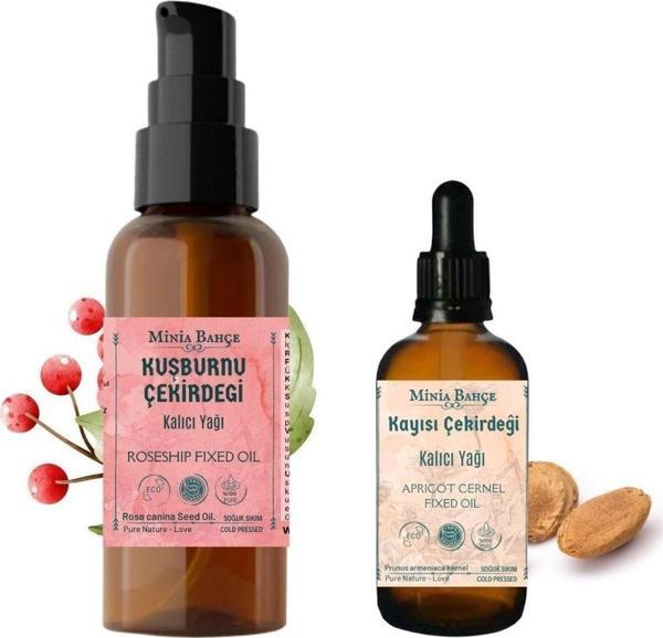 100 ml Kuşburnu Çekirdeği Yağı, Kayısı Çekirdeği Yağı 30ml - Image 1