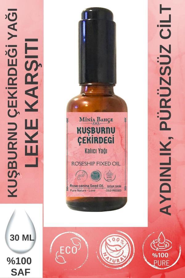 30ml Soğuk Sıkım Kuşburnu Çekirdeği Yağı , %100 Saf - Image 1