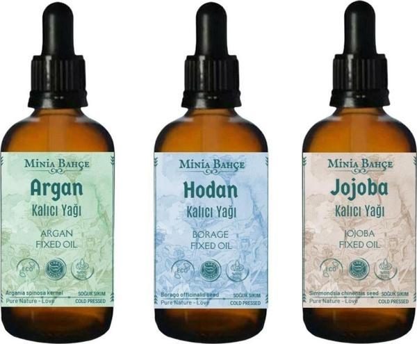Argan Yağı, Hodan Yağı, Jojoba Yağı (3'lü Set) 30ml X 3 Adet - Image 1