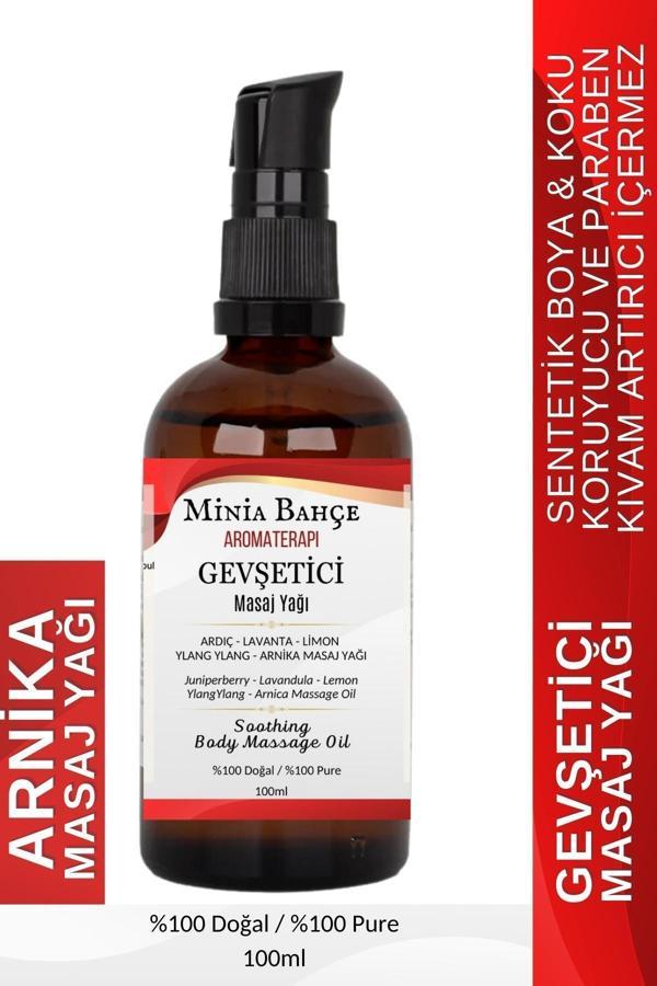 Gevşetici Masaj Yağı -Ardıç, Lavanta, Limon, YlangYlang, Arnika-%100 Saf,100ml - Image 1
