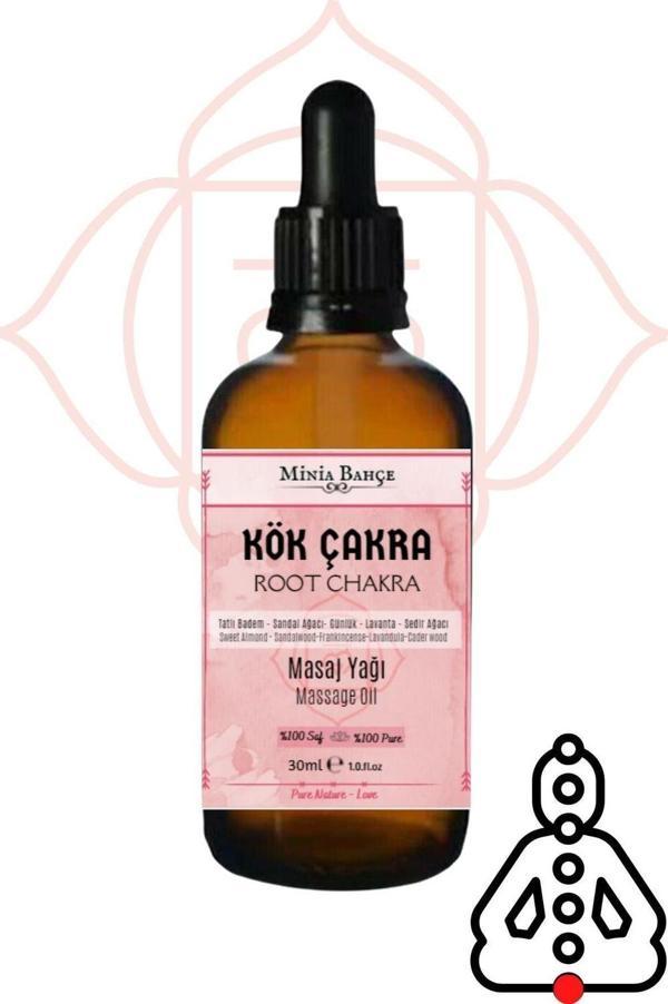 Kök Çakra Masaj Yağı, Root Chakra, 30ml, %100 Saf - Image 1