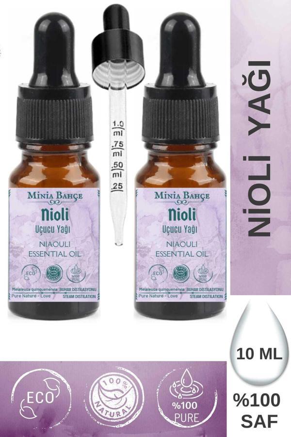 Nioli Uçucu Yağı (NİAOULİ ESSENTİAL OİL), Sertifikalı, %100 Saf, 10ml, 2 Adet - Image 1