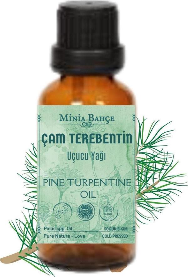 Organik Çam Terebentin Uçucu Yağı, 30ml %100 Saf - Image 1
