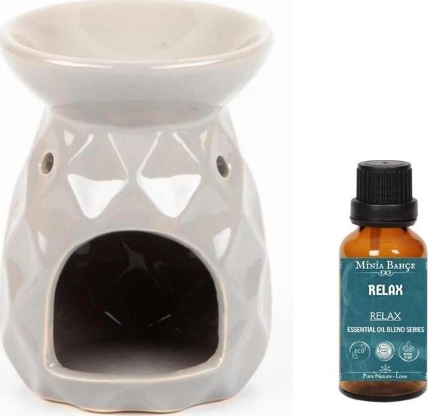 Relaks (RELAX) Uçucu Yağ Özel Seri, 10 ml Ve Buhurdanlık - Image 1