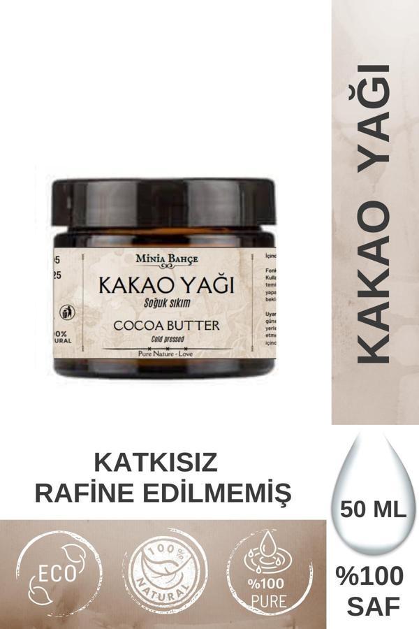 Soğuk Sıkım Kakao Yağı %100 Doğal & Saf 50 Ml - Image 1