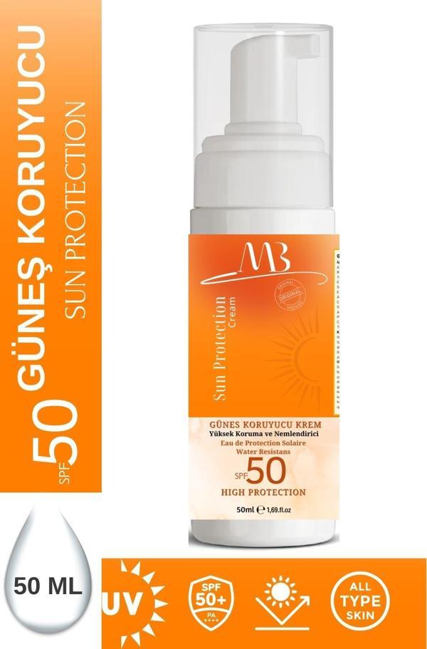 Yüksek Faktörlü Güneş Koruyucu Krem Spf 50 50 ml - Image 1