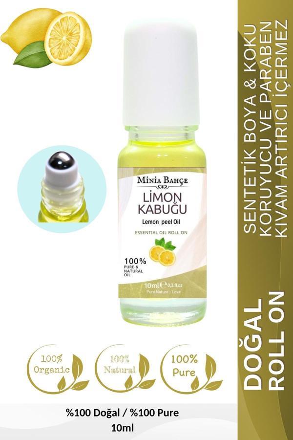 Doğal Roll on, Lİmon Kabuğu 10 ml, %100 Saf ve Katkısız  - Image 1