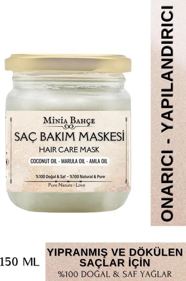 Organik Saç Maskesi -Yıpranmış Saçlar İçin Bakım - Nemlendirici - Saç Maskesi ( 150 ML ) - Image 1
