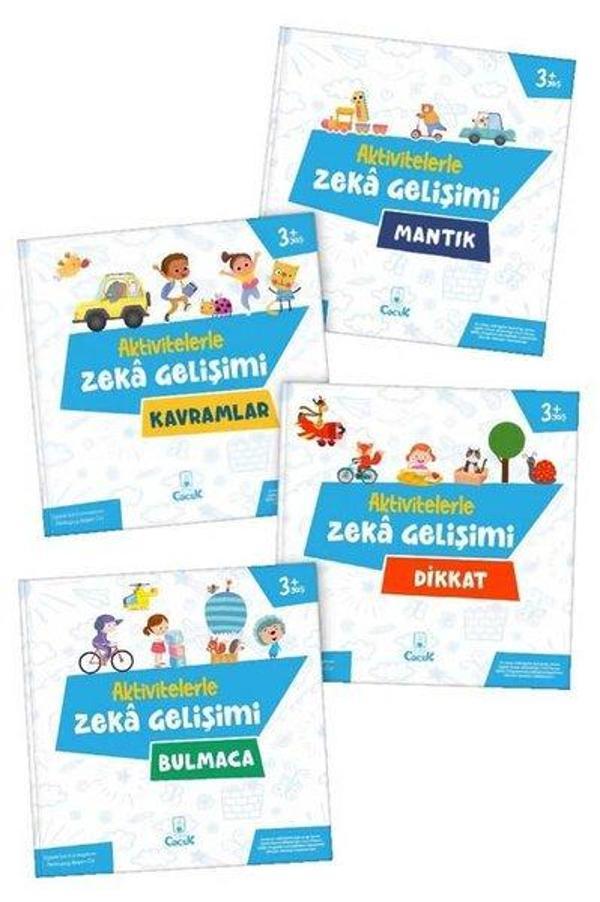 Aktivitelerle Zeka Gelişimi Serisi Seti - 4 Kitap Takım - Floki Çocuk - Image 1