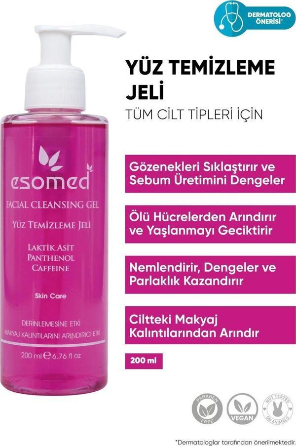 Tüm Cilt Tipleri Için Arındırıcı Ve Sıkılaştırıcı Yüz Temizleme Jeli 200 Ml - Image 1