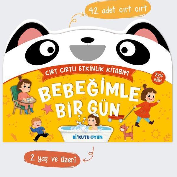 Bebeğimle Bir Gün - Cırt Cırtlı Etkinlik Kitabım - 2 Yaş ve Üzeri - Bi Kutu Oyun Yayınevi - Image 1
