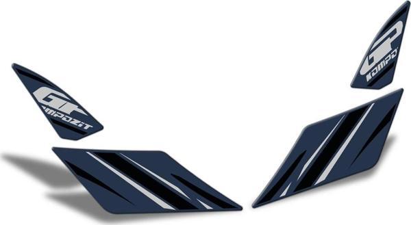 GP Kompozit Honda PCX 125 2021-2024 Uyumlu Artçı Ayak Pad Mavi - Image 1