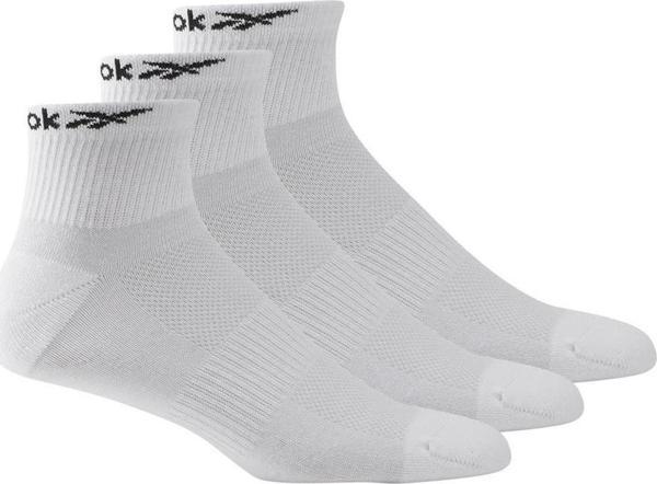 Reebok GH0420 Beyaz Bilek Çorap 3'lü - Image 1