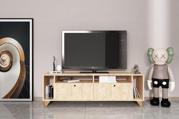 Esyah Tv Ünitesi Modern Tv Sehpası Dekoratif Tasarım-Atlantikçam - Image 1
