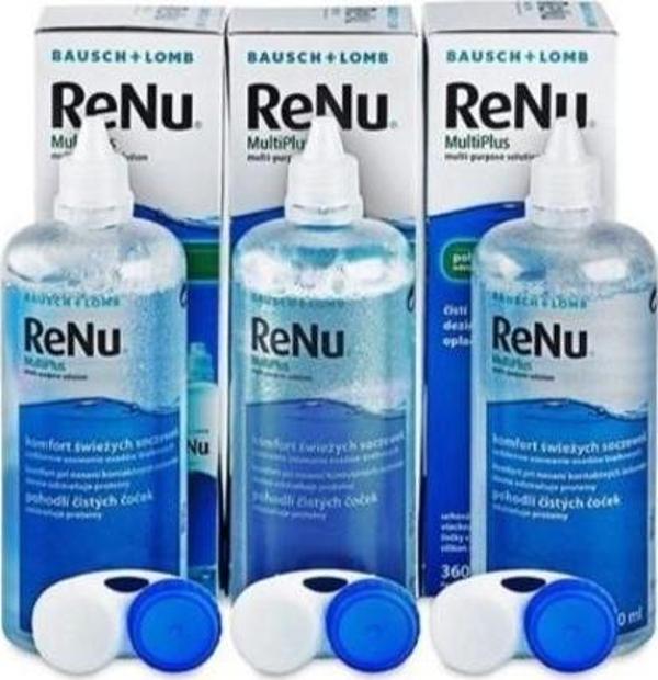 Bausch + Lomb Renu Multiplus Lens Solüsyon 360 ml 3'lü Set - Image 1